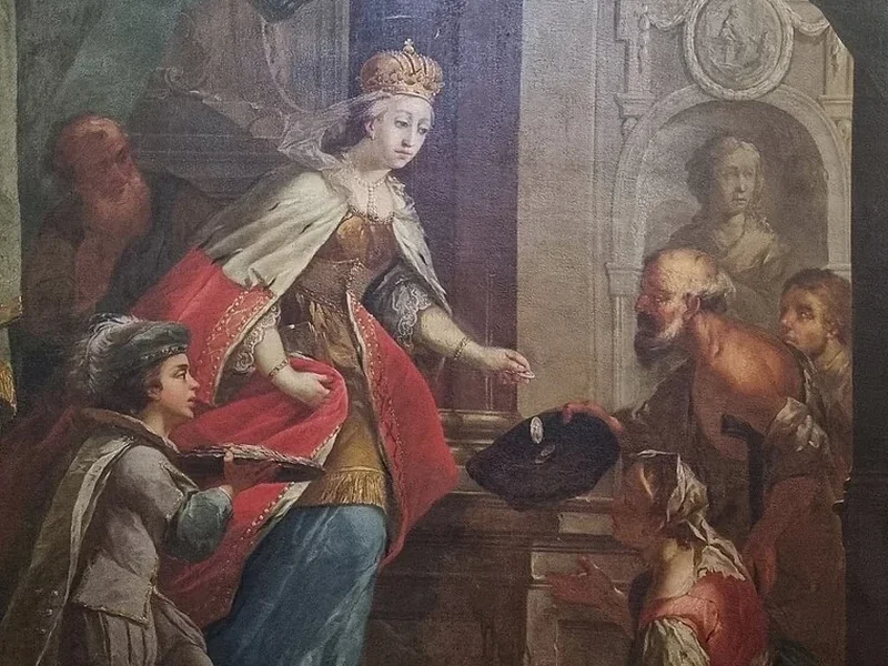 1723-Vaclav Bernard Ambrosi - Elisabetta di Turingia, Castello di Mice, Ambrosi